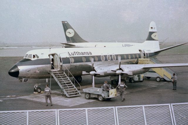 VICKERS Viscount (D-ANAF) - 1968 at Düsseldorf (EDDL)