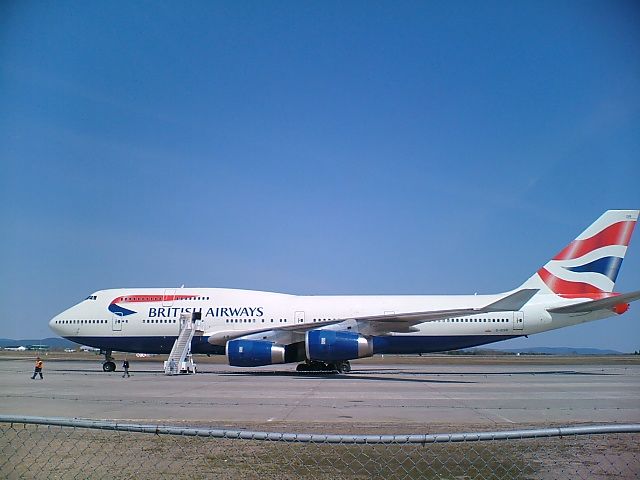 Boeing 747-200 — - Parked at Woodward Aviation F.B.O.    In Goose Bay NL