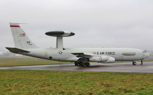 80-0138 — - shuck82usaf e-3g awacs 80-0138 ready to taxi for dep from shannon 15/1/17.