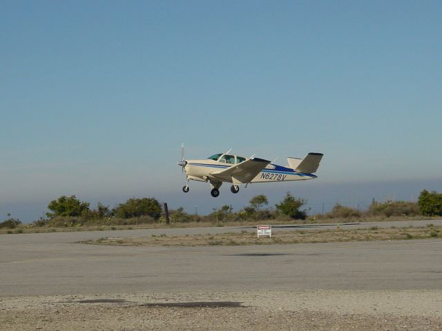 Beechcraft 35 Bonanza (N6278V) - Jerry on the go at Catalina