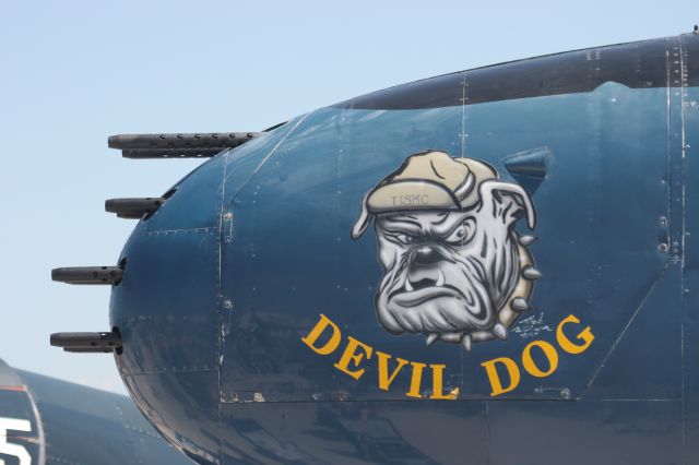 — — - B-25 Bulldog at EAA 2011