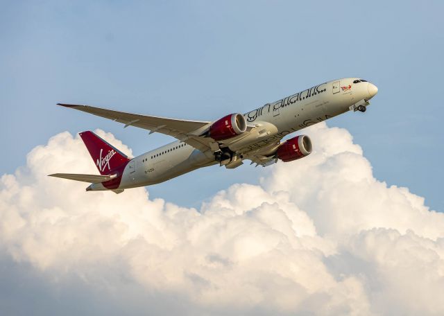 Boeing 787-9 Dreamliner (G-VZIG) - VIR 516 departs for London Heathrow.