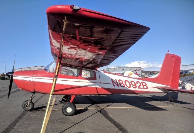 Cessna Skyhawk (N8092B) - Tie-down yard Merrill Field Anchorage AK