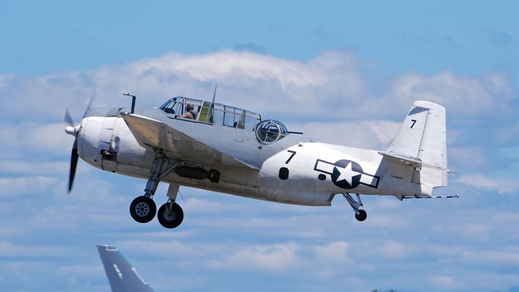 N9584Z — - Historic Flight Foundations Grumman TBM-3E Avenger (Ser #85882) at SkyFair 7.22.17.