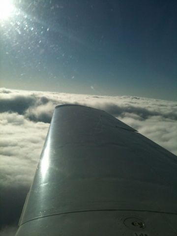 Mooney M-20 (N1957Y) - 5000' over Lafayette, La. 1/28/12