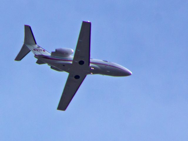 Cessna Citation Mustang (N32FM) - Subject aircraft photographed on 28-Mar-2019 at 1601HrsEDT over Northern New Jersey while flying out of White Plains, NY, (HPN). 