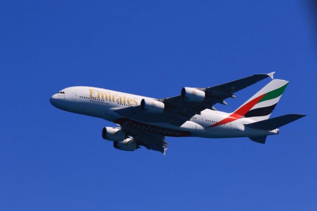 Airbus A380-800 (A6-EUD) - First commercial take off from an A380 in NIce on July 1st 2017. Daily flight UAE 78 to Dubai