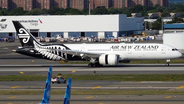 Boeing 787-9 Dreamliner (ZK-NZN) - Air New Zealand's inaugural into JFK's 13L.