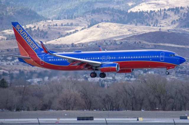 Boeing 737-800 (N8616C) - SWA4029 - LAS to RNO - 25 Nov, 2020