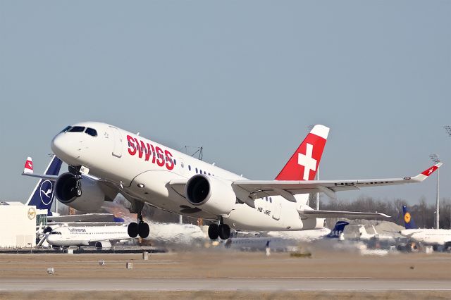 Airbus A220-100 (HB-JBE)