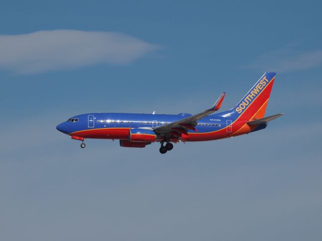 Boeing 737-700 (N430WN) - Southwest Airlines, N430WN, a Boeing 737-7H4. Landing at KLAS, McCarran International Airport