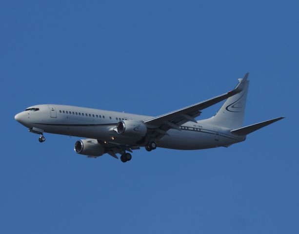 VP-CKA — - Arriving to Stewart during UNGA 2022 PrivatAir Saudi Arabia 737-800 BBJ2 