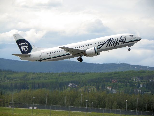 — — - 7374 Combi going airborne.