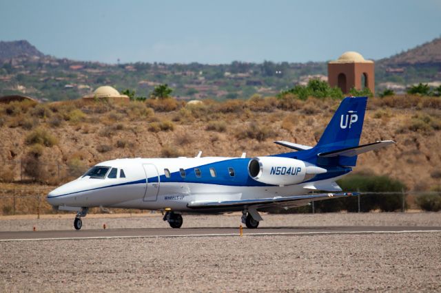 Cessna Citation Excel/XLS (N504UP) - Spotted at KSDL on 06-26-2020