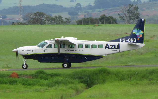 Cessna Caravan (PS-CNC) - este é o PS-CNC fazendo o seu terceiro vôo ligando Patos de Minas (POJ) até Belo Horizonte (CNF)