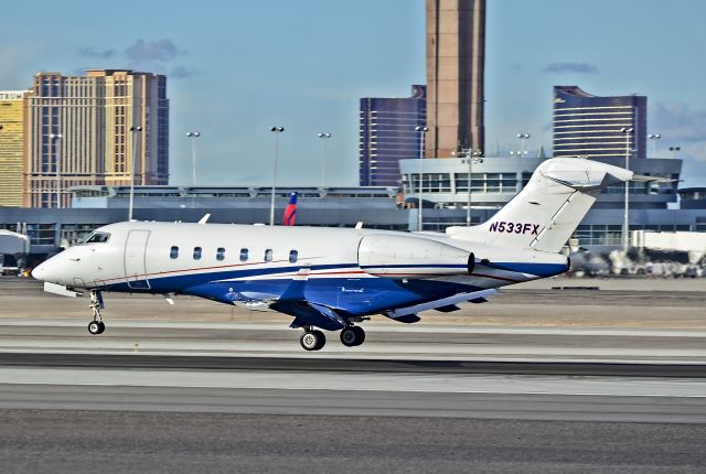 Bombardier Challenger 300 (N533FX) - N533FX Bombardier BD-100-1A10 Challenger 300 (cn 20160)  - Las Vegas - McCarran International (LAS / KLAS) USA - Nevada, December 15, 2012 Photo: Tomás Del Coro