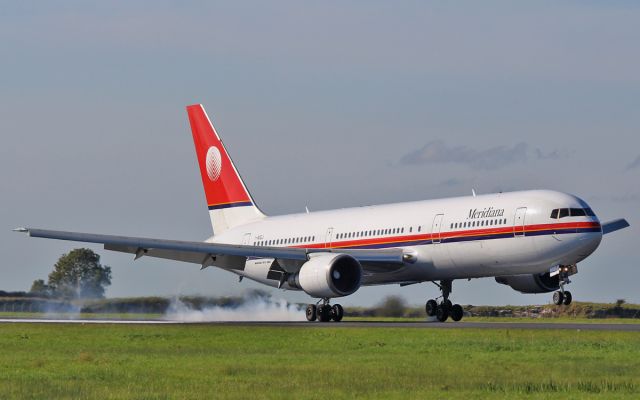 BOEING 767-300 (I-AIGJ) - meridiana b767-3 i-aigj landing at shannon 13/10/15.