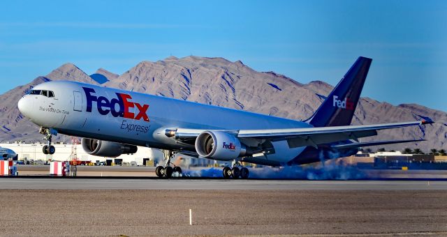 BOEING 767-300 (N131FE) - N131FE Federal Express (FedEx) 2016 Boeing 767-3S2F(ER) - cn 61205 / 1094 "Alanis" - Las Vegas - McCarran International Airport (LAS / KLAS)br /USA - Nevada March 24, 2017br /Photo: Tomás Del Coro