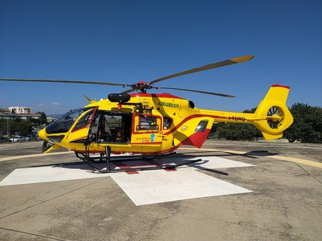 N20011 — - EliAmbulance of Cagliari, landed in Ospedale Brotzu Cagliari 13/06/2022