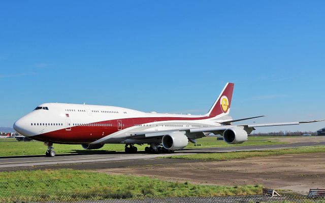 BOEING 747-8 (VQ-BSK) - worldwide aircraft holdings b747-8zv bbj vq-bsk dep shannon 24/3/17.