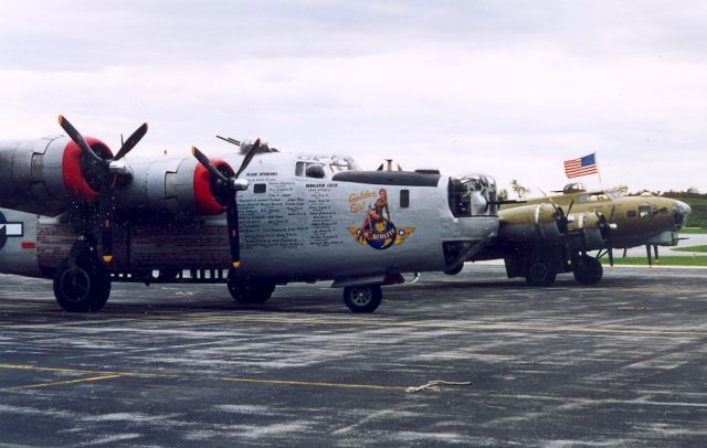 Consolidated B-24 Liberator — - Saw these aircraft as thy were preparing to leave Westminster, Md after a weekend airshow.