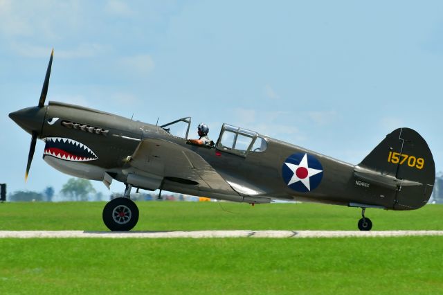 CURTISS Warhawk (N2416X) - P-40E Warhawk at the Saskatchewan Airshow at 15 Wing Moose Jaw on July 6, 2019.