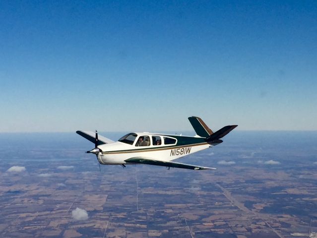 Beechcraft 35 Bonanza (N1581W) - Over southern KS..Enroute to Beaumont, KS for a Saturday lunch. 