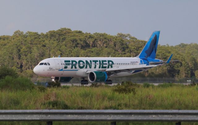 Airbus A320neo (N342FR) - 7/30/23 landing Rwy 35R