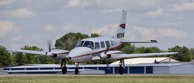 Piper Navajo (N123KW) - On flightline