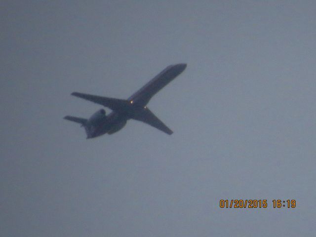 Embraer ERJ-145 (N684JW) - Envoy Air flight 3326 from DFW to Joplin Missouri over Baxter Springs Kansas at 9,000 feet.