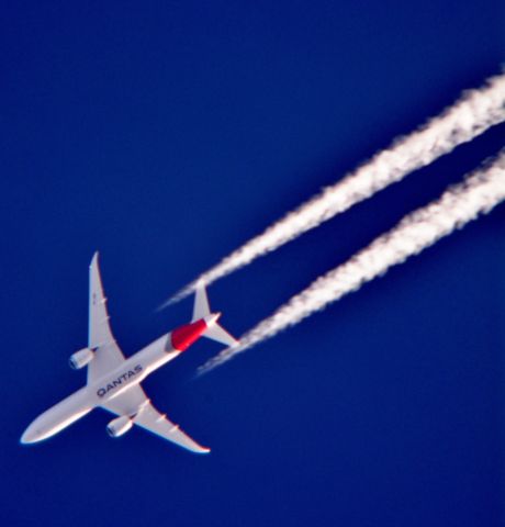 Boeing 787-9 Dreamliner (VH-ZNG) -  This is Qantas flight 11 a Boeing 787-9 Dreamliner Los Angeles to New York over Cleveland at 39,000 ft. 12.09.18