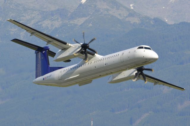 de Havilland Dash 8-400 (OE-LGO) - Welcome-Overshoot of the new 15. Dash 8Q400 for Tyrolean Airways