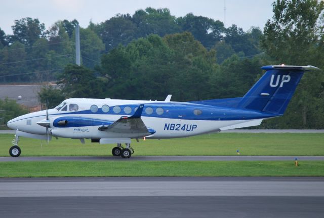 Beechcraft Super King Air 350 (N824UP) - WHEELS UP PARTNERS LLC at JQF - 9/18/14