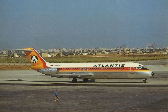 McDonnell Douglas DC-9-50 (D-ADIS) - scanned from postcardbr /atlantis