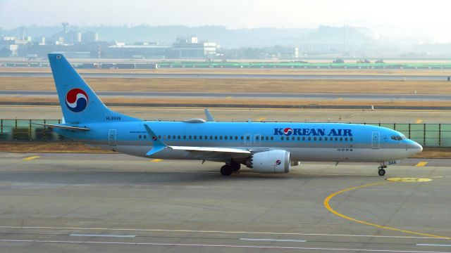 Boeing 737 MAX 8 (HL8349) - Korean Air Boeing 737-8 MAX HL8349 in Seoul 