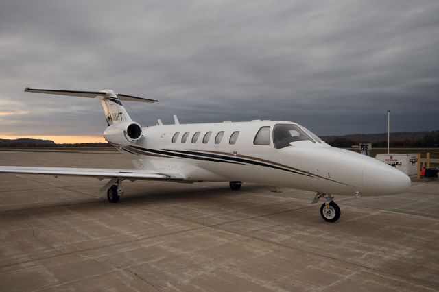 Cessna Citation CJ2+ (N400HT) - On the ramp in the middle of no where