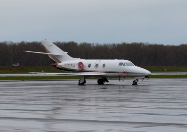 Dassault Falcon 10 (N118AD) - N118AD seen at Atlantic Aviation at KPDX, in Portland, Oregon. Please look for more photos at Opshots.net