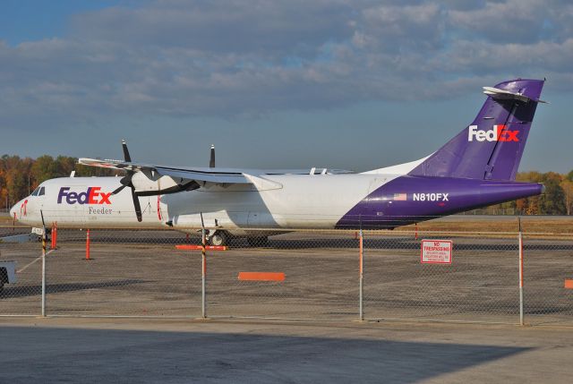 ATR ATR-72 (N810FX) - FedEx - ATR 72-202 (F) - C/N 220 - N810FX - at Chattanooga, TN - 2010-Oct-24.