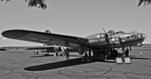 — — - On display at KBIL for the 4th of July weekend. Accompanied by a B-24 and P-51C.