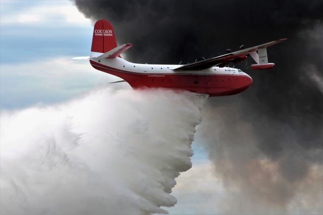 C-FLYL — - The Martin Mars as seen from the East Side of Wittman Field "Freebie Seat" of EAA 2016 - Wednesday Water Drop.