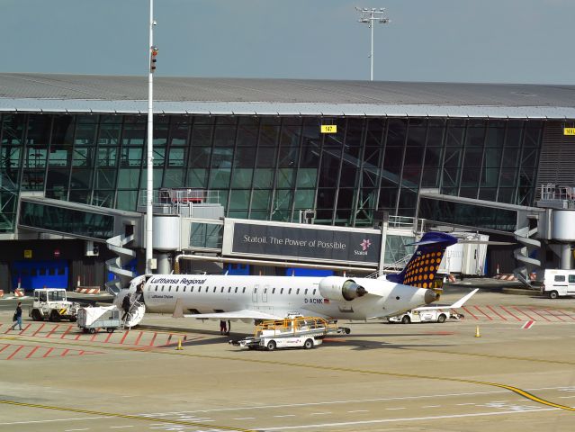 Canadair Regional Jet CRJ-900 (D-ACNK) - Lufthansa CityLine Bombardier CRJ-900LR D-ACNK in Brussels 