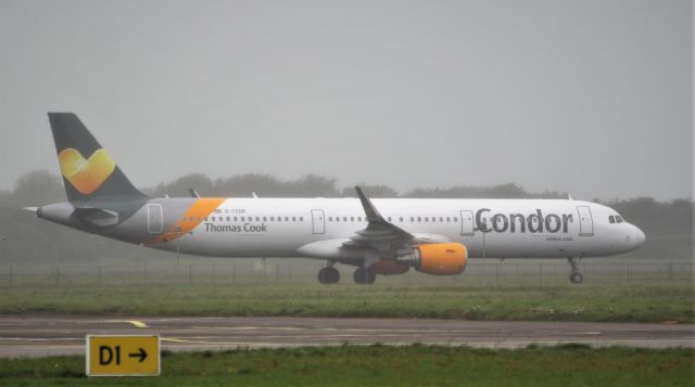 Airbus A321 (G-TCDP) - thomas cook a321-211 g-tcdp at shannon for storage 4/10/19.