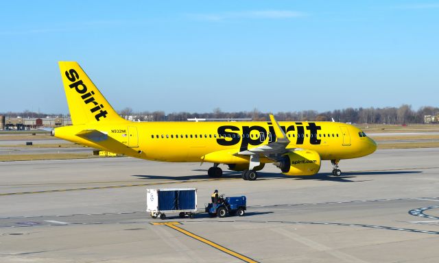 Airbus A320 (N932NK) - Spirit Airlines Airbus A320-271N N932NK in Detroit