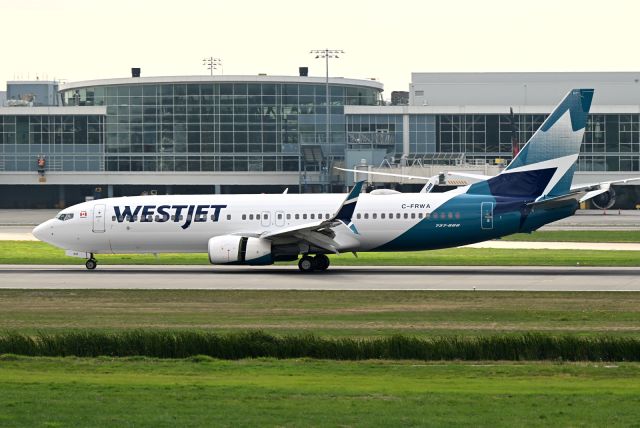Boeing 737-800 (C-FRWA) - Now painted in the new livery