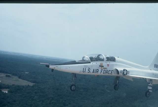 Northrop T-38 Talon (N80288) - Four ship formation wing landing training USAF UPT 1976