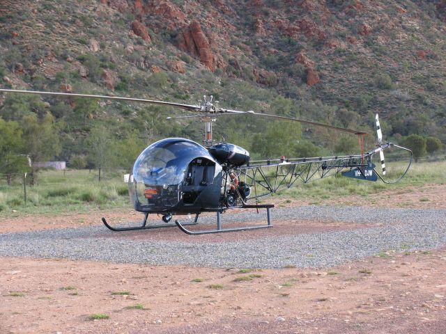 VH-DJW — - Agusta AB-47G-3B-1.br /Glen Helen, NT, Australiabr /Photo: 11.06.2006