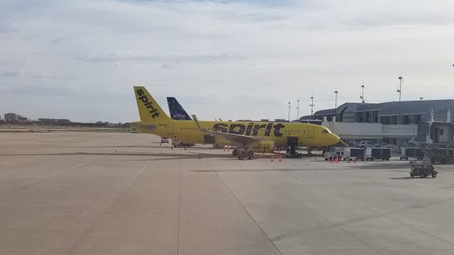 Airbus A320 (N646NK) - Awaiting departure at Tampa 23NOV19.