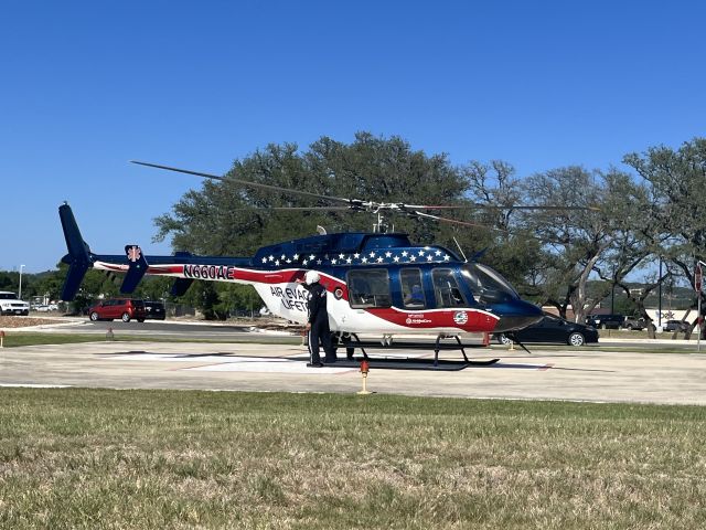 Bell 407 (N660AE) - Spotting at 20TX