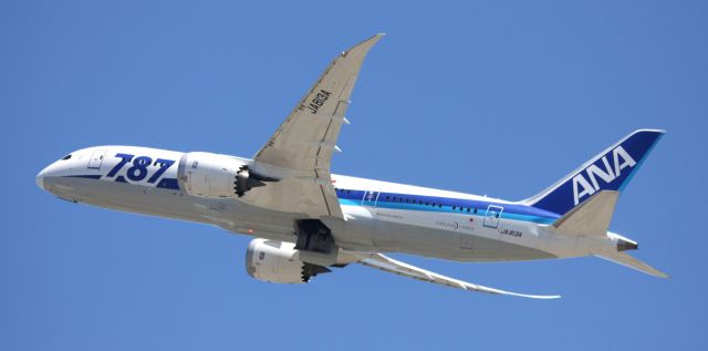 Boeing 787-8 (JA813A) - Departure to RJAA - NRT 30L  06-13-2015