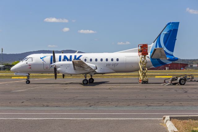 Saab 340 (VH-VEF) - Link Airways (VH-VEF) Saab 340B at Canberra Airport.